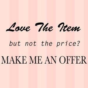 All offers considered